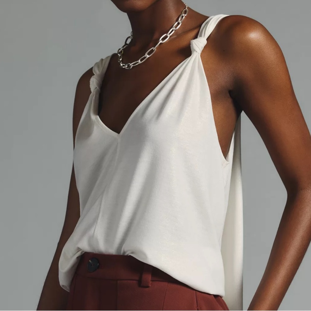 NWT - BY ANTHROPOLOGIE SHINE KNOT TANK